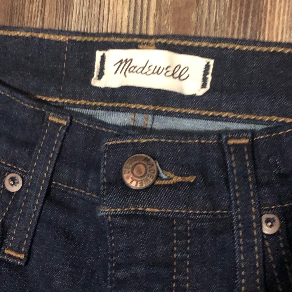 Madewell Cali Demi Boot Jeans Women's 24p Mid Rise in Lucille Wash Denim - Picture 2 of 7
